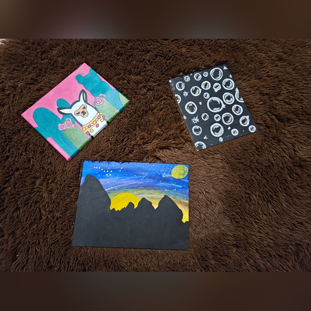 Bundle of all three paintings